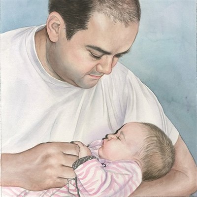 Hand Painted Watercolor from Photos - myDaVinci